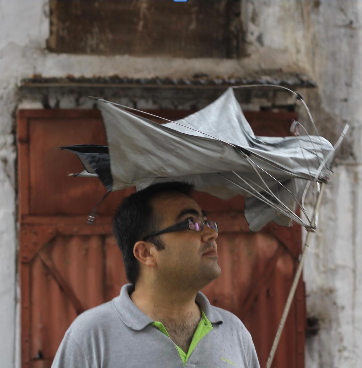 Nitin Pamnani, founder of iTokri, on a street in Gwalior